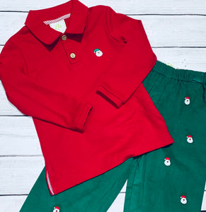 Green Santa Corduroy Pant