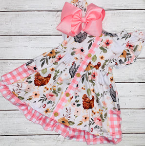 Spring Chicken Girls Dress