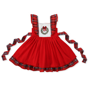 Pinafore Wreath Dress